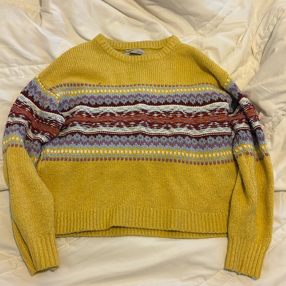 Yellow Knit Sweater